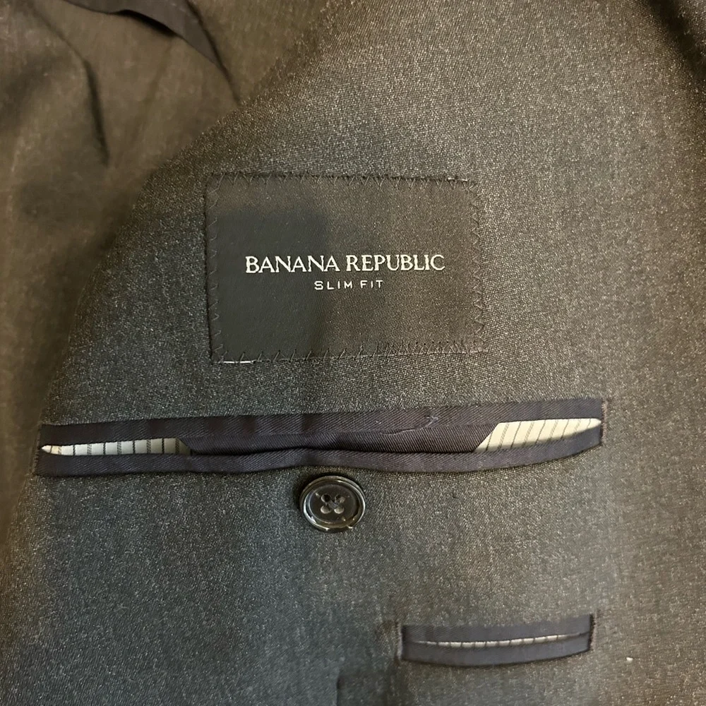 Banana Republic Dark Gray Blazer 44R